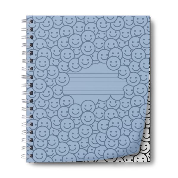 Тетрадь общая с пластик. обложкой, ч/б запечат. титульн. лист, 180 мкр, Pastel A5+ 60 л. на гребне 65 г/м², белизна 100%, 4 шт, клетка, 000666 Васильковая, Светоч ТЕТ60-001