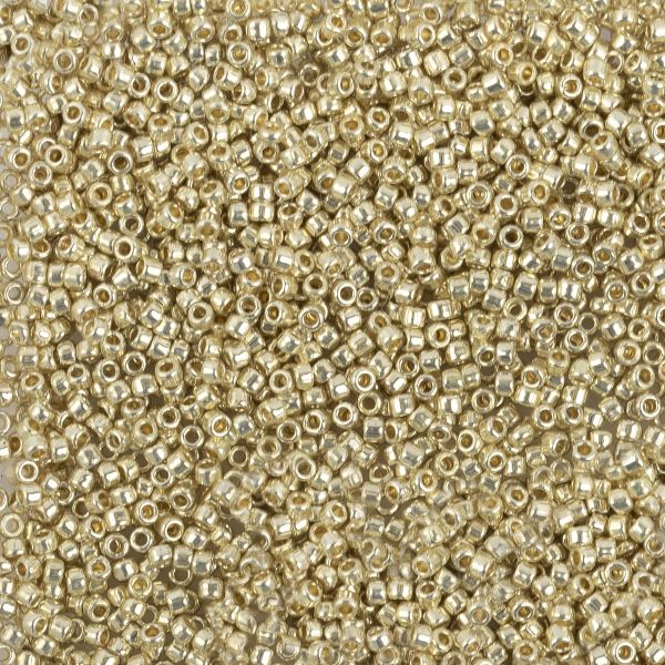 Бисер Toho 15/0 круглый (1.5 мм), 25 г (5х5 г), PF0558 серебряный