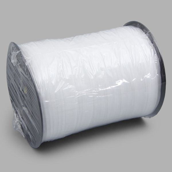 Лента (тесьма) шторная для римских штор (1 ряд петель) 18 мм / 100 метров, с продольным карманом