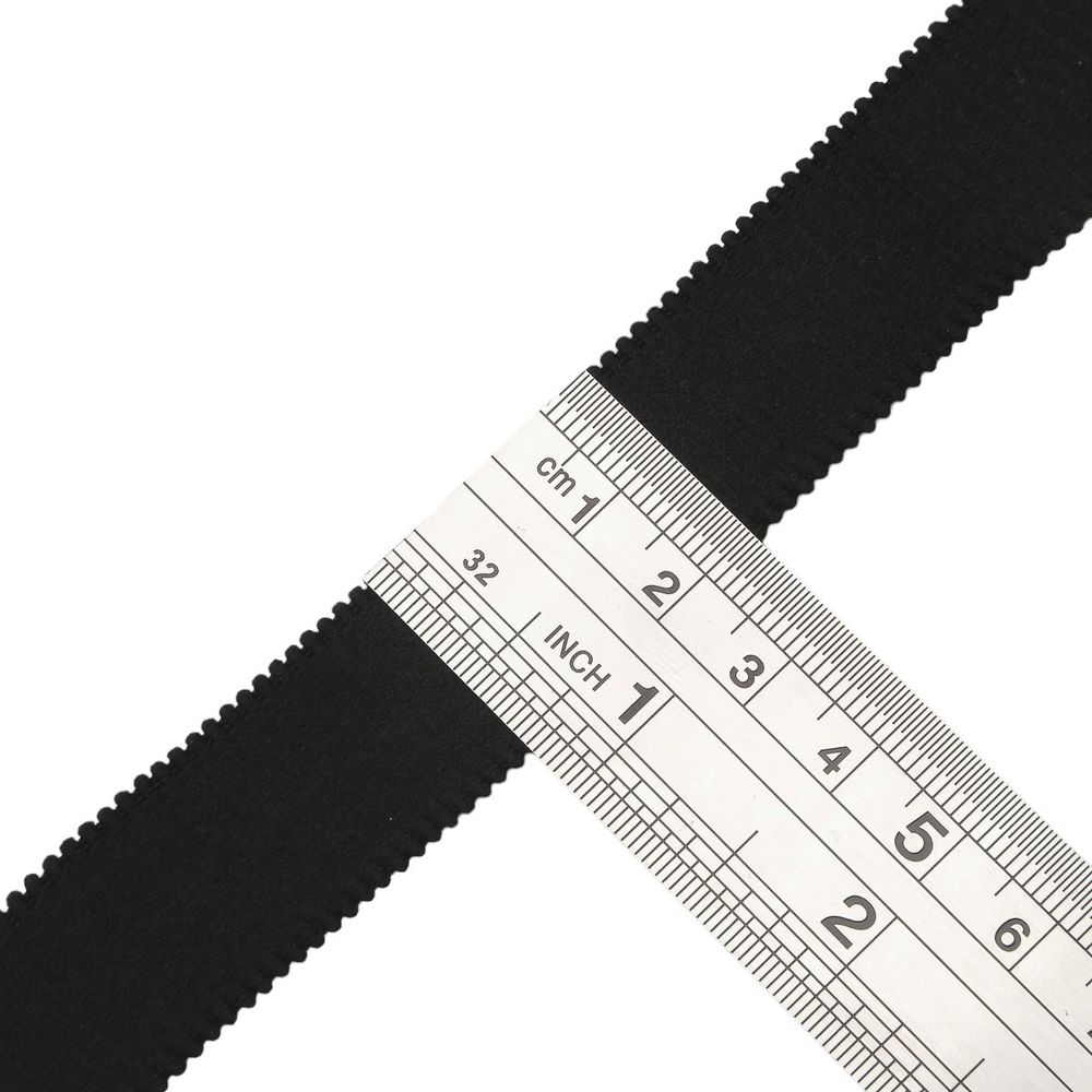 Резинка бельевая (бретелечная) 20.0 мм / 50 метров, черный, ML220.020