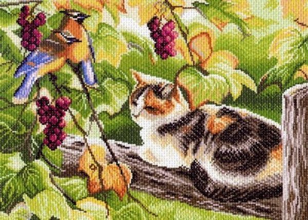 Набор для вышивания бисером Матренин Посад, Утро в саду 28х34 см