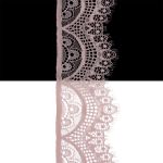 Кружево эластичное (стрейч) 60 мм / 3 метра, C344 пудровый