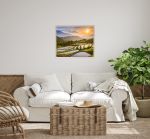 Картина по номерам Фрея PCF-09, Рассвет на рисовых полях, холст с подрамником, 50х40 см