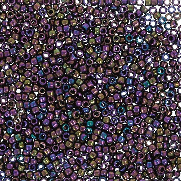 Бисер Toho 15/0 круглый (1.5 мм), 25 г (5х5 г), 0085 коричневый