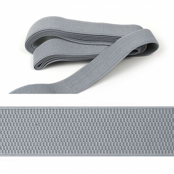 Резинка для подтяжек (помочная) 40.0 мм / 4±0.5 метра, 316 серый