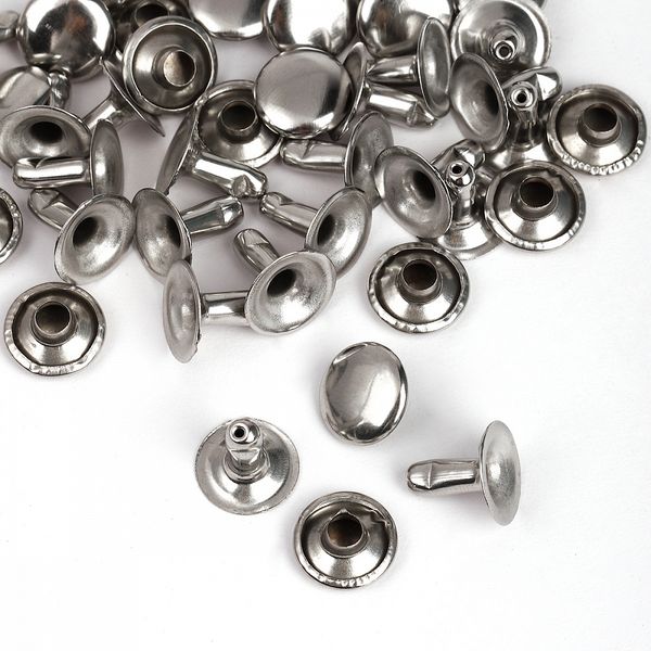 Хольнитены односторонние сталь 9х9 мм, №33, TBY.5109 цв. никель уп. 1000 шт, TBY