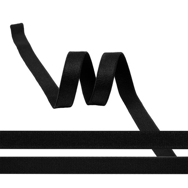 Резинка бельевая (бретелечная) 12.0 мм / 1000 метров, RBB05 черный F322