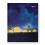 Бизнес-блокнот, матовая ламинация, A5+ 80 л. 22 шт, клетка, Космомания 000923, Светоч 80ББТ5_9_5_1