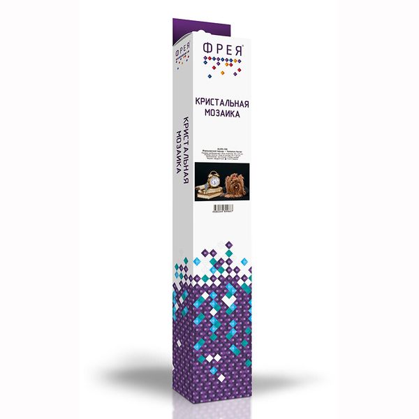 Алмазная (кристальная) мозаика Фрея, Йоркширский терьер, 25х35 см
