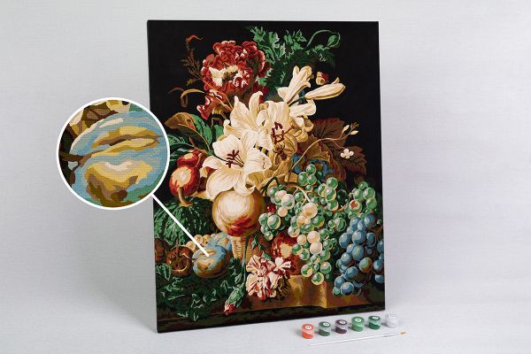 Картина по номерам Фрея PNB/PLC-148, Ароматный букет, (цветной холст) 50х40 см