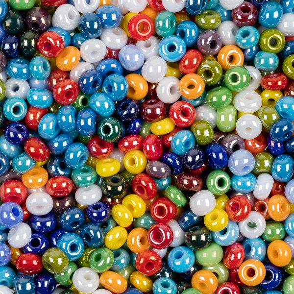 Набор бисера Preciosa ассорти 50 г, 6/0 (4.1 мм), 00008 разноцветный, 391-99001