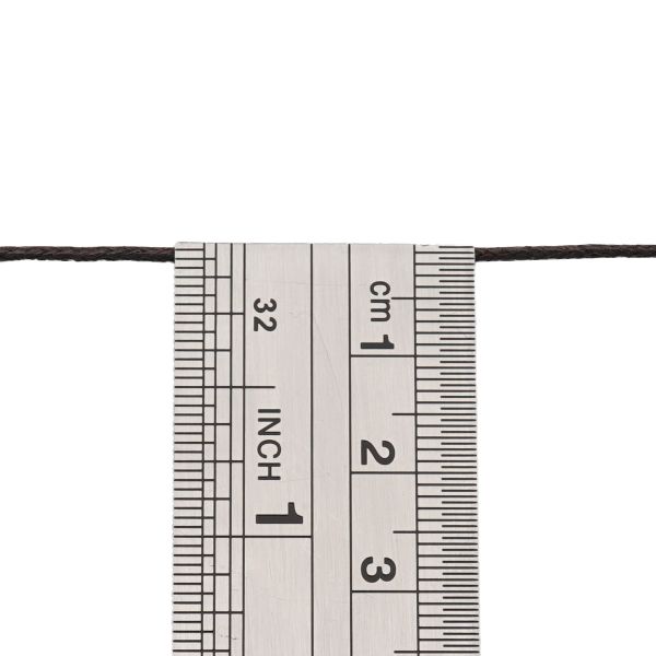 Шнур вощеный ⌀1.0 мм / 100 метров, 0371-9002 (С868 т.коричневый)