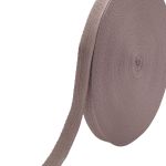 Тесьма (лента) киперная 20 мм / 50 метров, 6 г/м, 100% полиэфир, 09 кофе