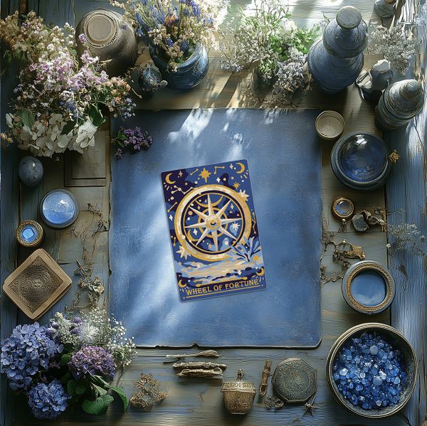 Картина по номерам Фрея PNBM-034, Таро. Колесо Фортуны, (на магните) 10х15 см