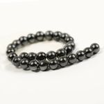 Бусины пластик (перламутр) ⌀10 мм, цв.029 серый, уп.500г (960 шт), Magic4Hobby