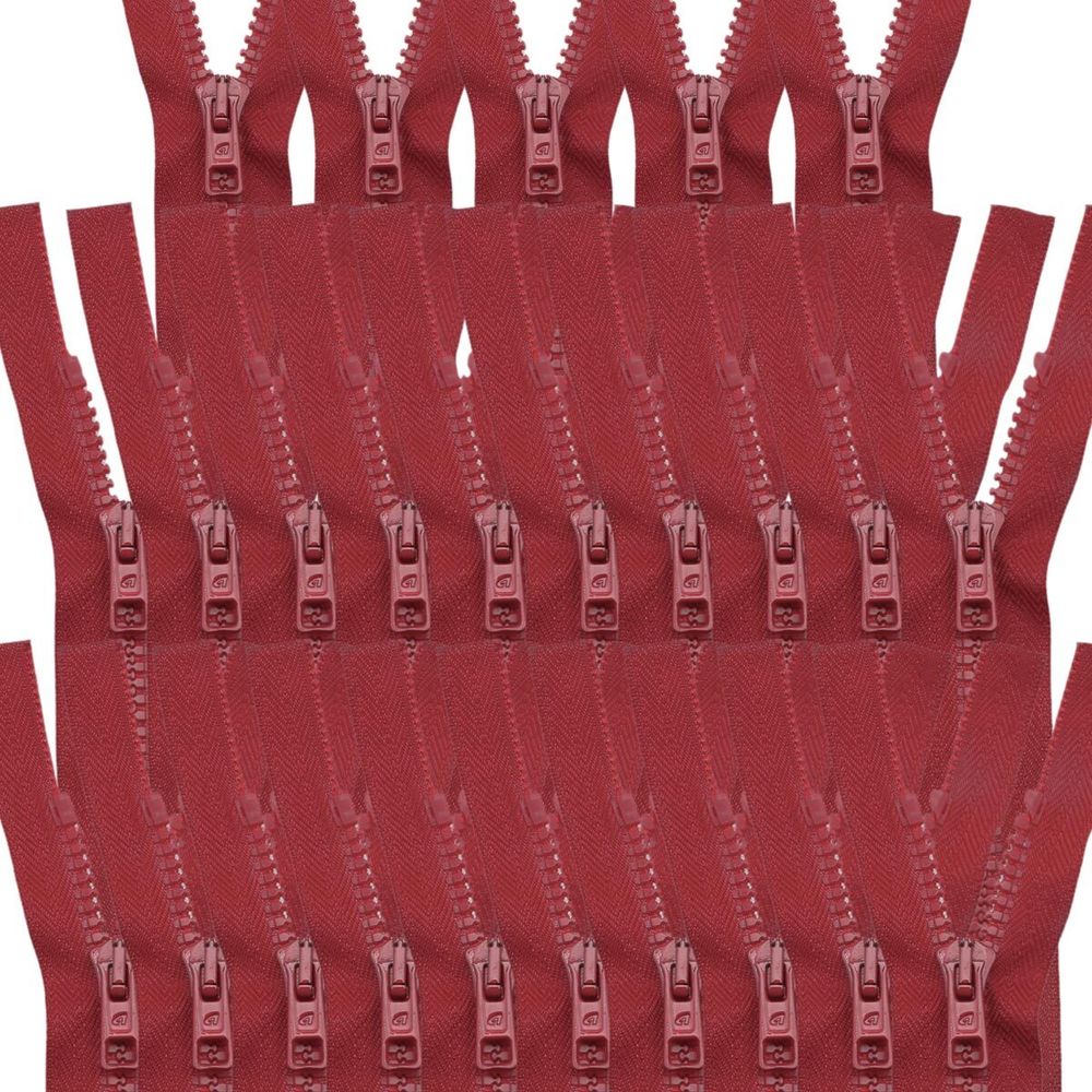 Молния трактор Arta Т6 (6 мм) 2 зам., разъем., 85 см, ОПТ. УП. 25 ШТ., 008 красный