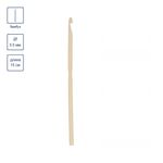 Крючок для вязания ⌀5.5 мм, 15 см, бамбук, в чехле, Gamma CHB