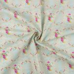 Ткань для пэчворка Peppy Весенний этюд, рулон 112 см / 5 метров, ВЭ-08 голубой, Peppy