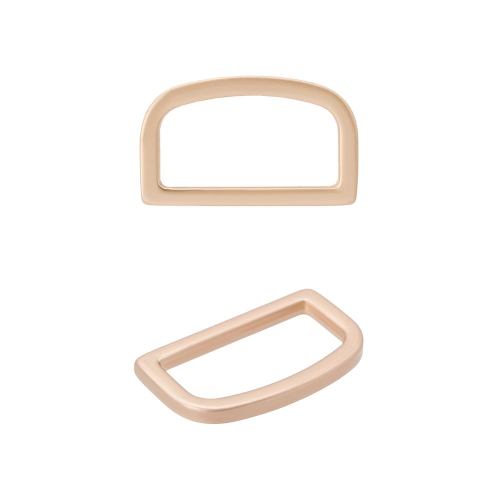 Полукольцо литое металл 15мм (18х11мм), золото, MB2345, 6 шт