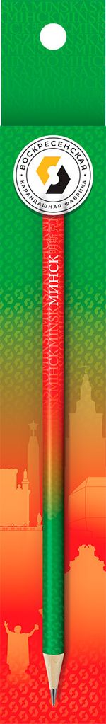 Карандаш чернографитный заточенный ТМ (HB), 4 шт, Минск, ВКФ SUV-048