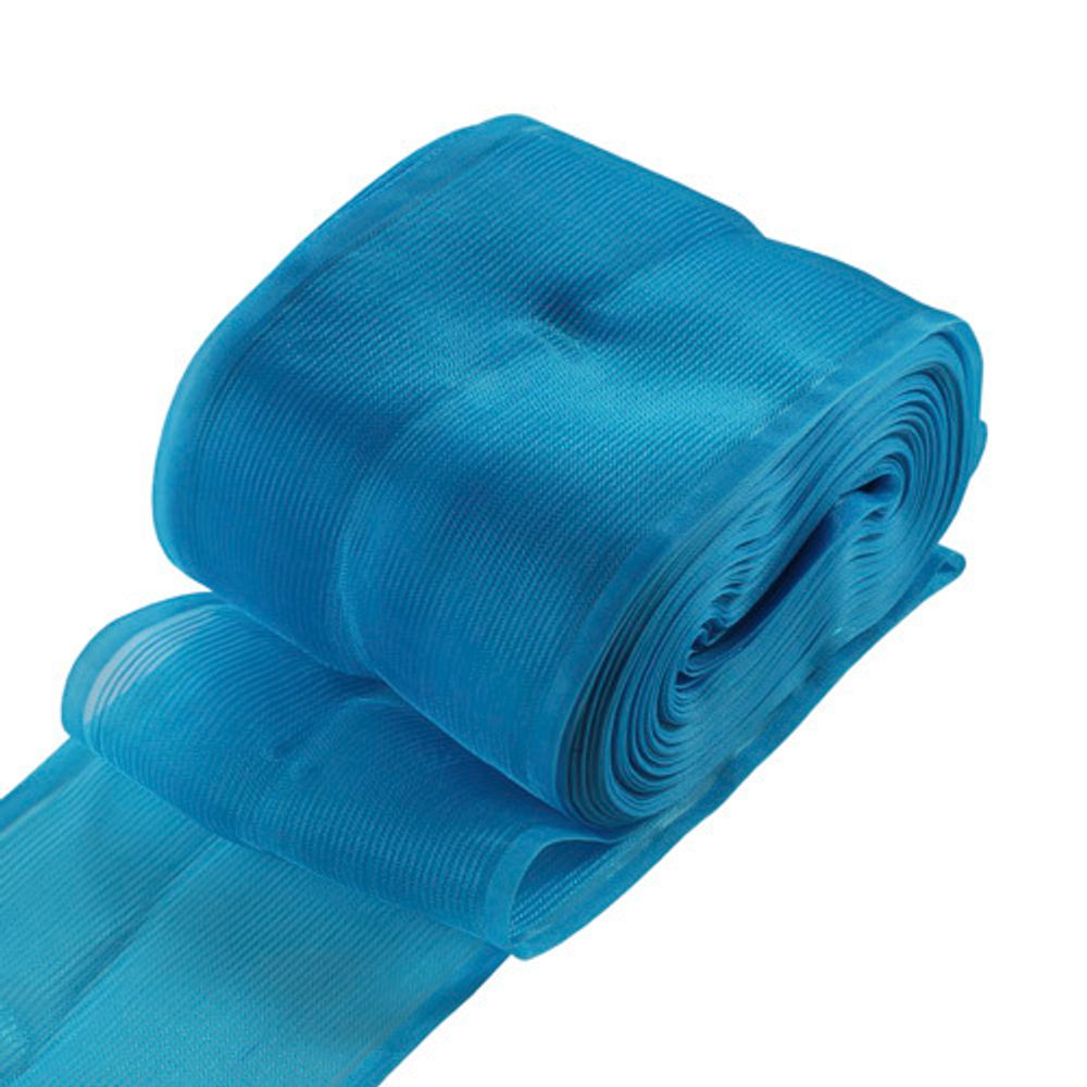 Лента для бантов (капрон) _8 см, 25 м (бирюза) С3501