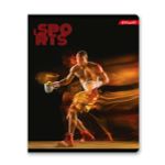 Тетрадь ученическая общая A5+ 48 л. на скобе, белизна 100%, 10 шт, клетка, 000320 Спорт-шик, Светоч 48ТСК5_1_3_1