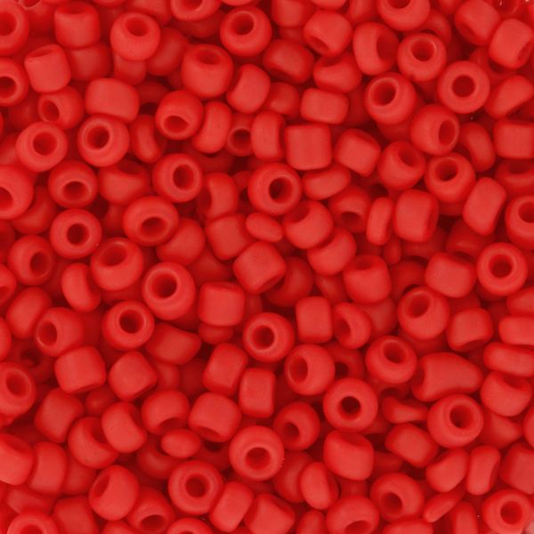 Бисер Zlatka 11/0 (2.1 мм), 100 г (10х10 г), №0045M красный, GR