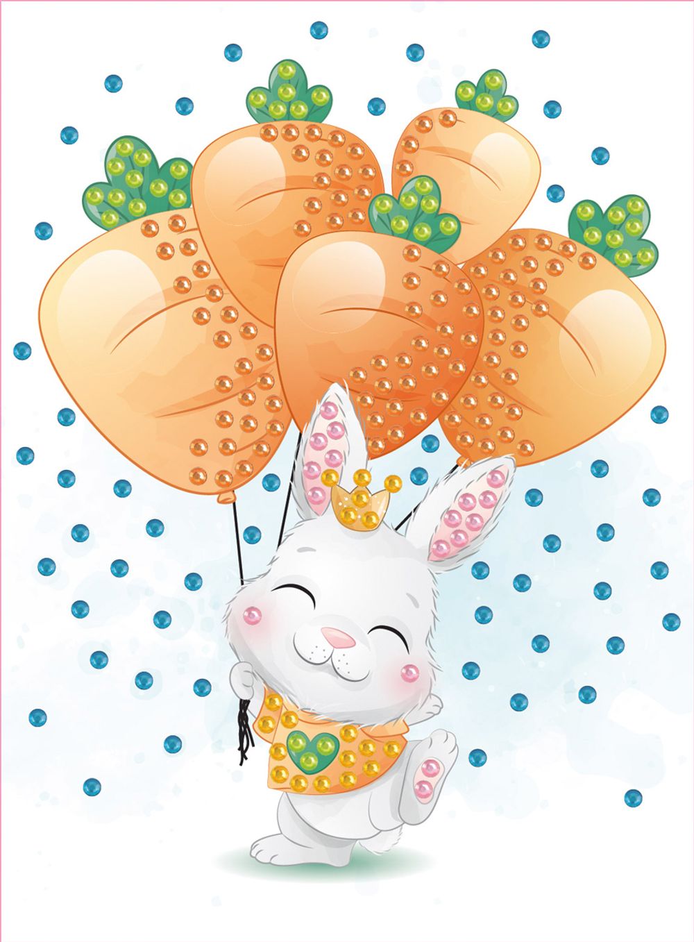 Мозаика 19.5х26.5 см, №27 Милый зайчик, Hobbius MDS-05