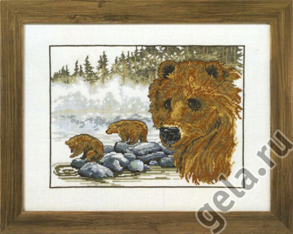 Permin, Бурый медведь, 31х41 см, 26705