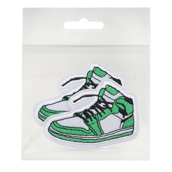 Термоаппликация КРОСЫ 80х60мм (Green (зеленый)), 2 шт, LA581