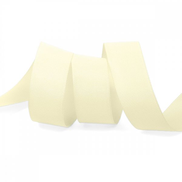 Лента репсовая (в рубчик) 25.0 мм / 22.8±1 метра, 815 кремовый, Magic4Hobby