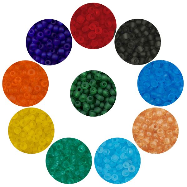 Набор бисера 11/0 ассорти №3 в тубе, 10 цветов, Astra&Craft