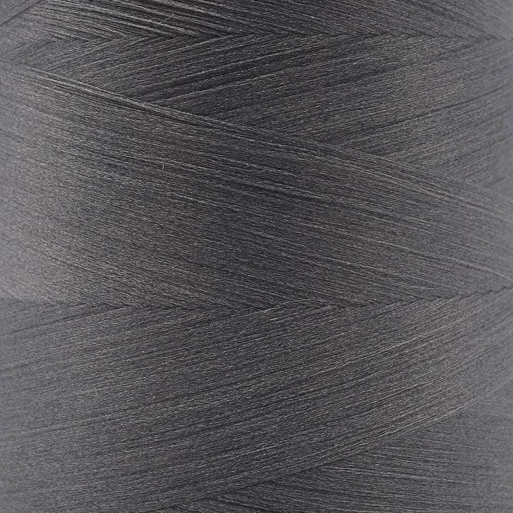 Нитки текстурированные некрученые 150D/1, 5000ярд, цв.348 св. сажа