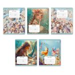 Тетрадь ученическая школьная, выборочные блёстки, A5+ 24 л. на скобе 65 г/м², белизна 100 %, 15 шт, клетка, 01131 Красота природы, Светоч Т84