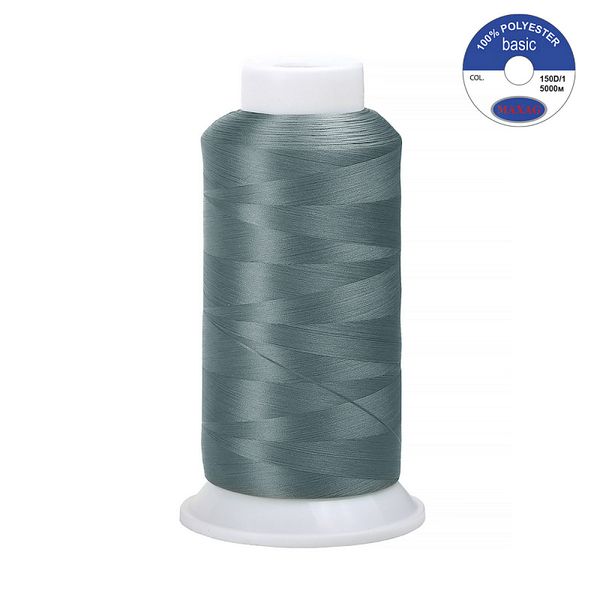 Нитки швейные текстурированные Max, 150D/1, 5000 м, 90г, 504 серый