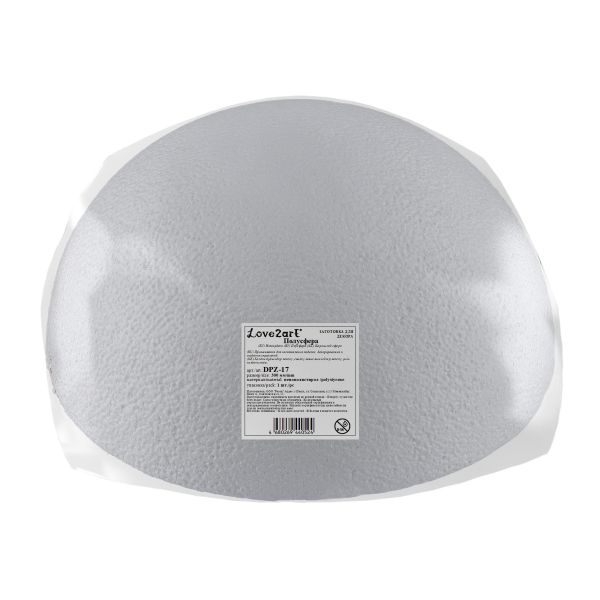 Заготовка из пенопласта Полусфера, ⌀30 см, 1 шт, DPZ-17 Love2art