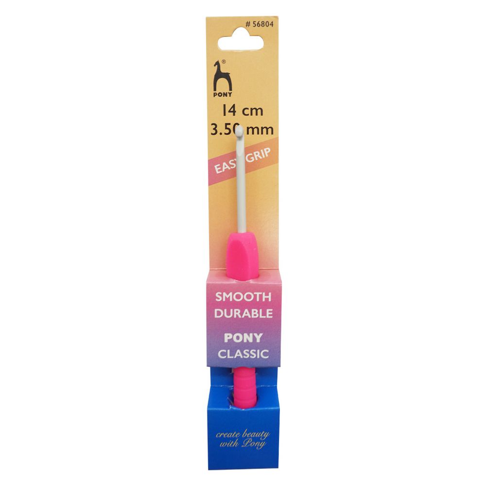 Крючок для вязания ⌀3,5 мм, 14 см, алюминий, Pony