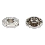 Кнопка Альфа (S-образная) ⌀15.0 мм, ≈720 шт, СТАЛЬ, никель, NEW STAR