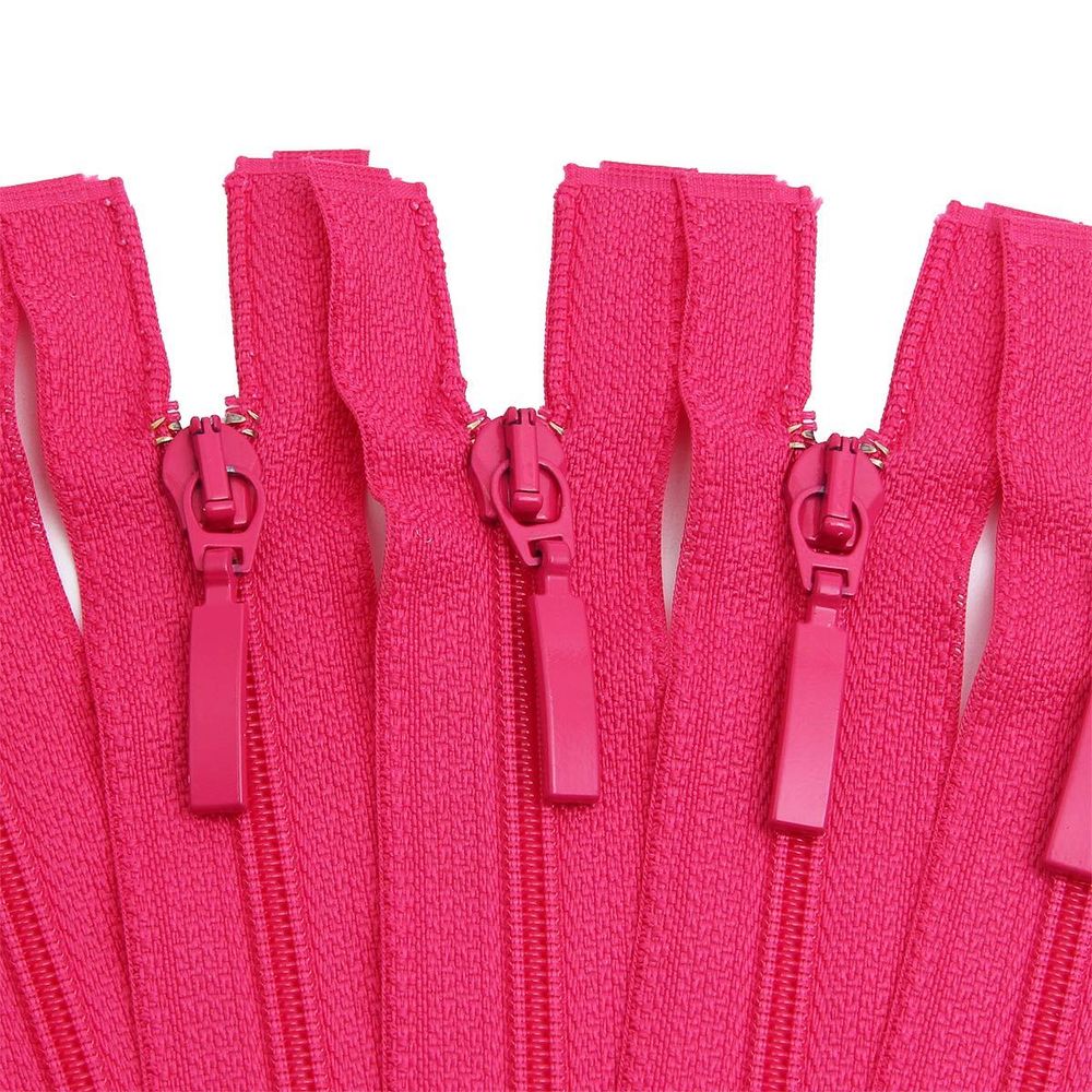 Молния спираль (витая) Arta Т5 (5 мм) 1 зам., разъем., 50 см, цв. 383 малина, уп.5 шт