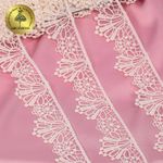 Кружево гипюр (плетёное) 35 мм / 13.71 метров, TBY.SUN.10(0872), цв.F102 молочный