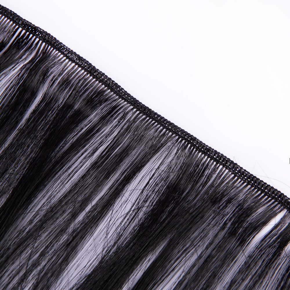 Трессы для кукол 25 см, 100 см, 34 г, 06 черный, HobbyBe HAR-3