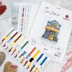 Набор для вышивания нитками Luca-S, Пекарня, 17х20см