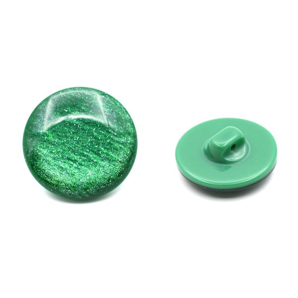 Пуговицы на ножке 32L (20мм), пластик (col.15 т.зеленый), 72 шт, CR P-45