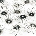 Шапочка для бусин, 19х5 мм, 30 шт/уп, серебро