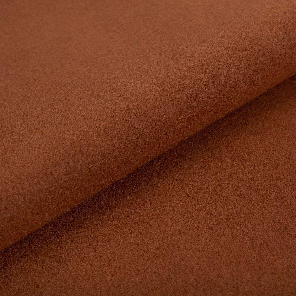 Флис 2-сторонний 160 см / 10 метров, коричневый/brown, Gamma FG-005