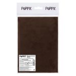 Замша искусственная отрез 35х50 см, 175±5 г/м², 19-1116 brown (коричневый), Peppy Woven Suede