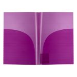 Папка-уголок (2 кармана) A4 180 мкм волокно, 20 шт, пурпурный EC210030222, Expert Complete