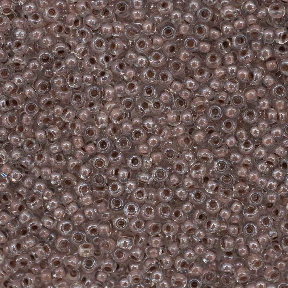 Бисер Preciosa прозрачный, цветной центр и покрытие 10/0 (2.3 мм), 100 г (5х20 г), цв. 38617