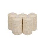 Нитки хлопковые 20/3 сложений, суровая 400м набор 5 катушек