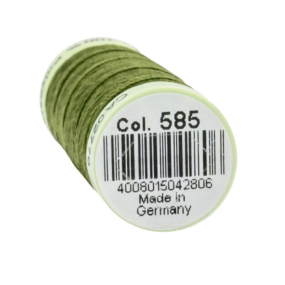 Нитки отделочные Gutermann Top Stitch, 30м, 585 т.папоротник, 5 катушек